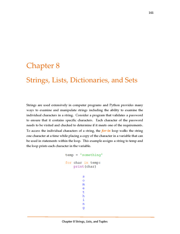 Introduction to Python Programming: Starting Out with IDLE - Strings, Lists, Dictionaries, and Sets 1